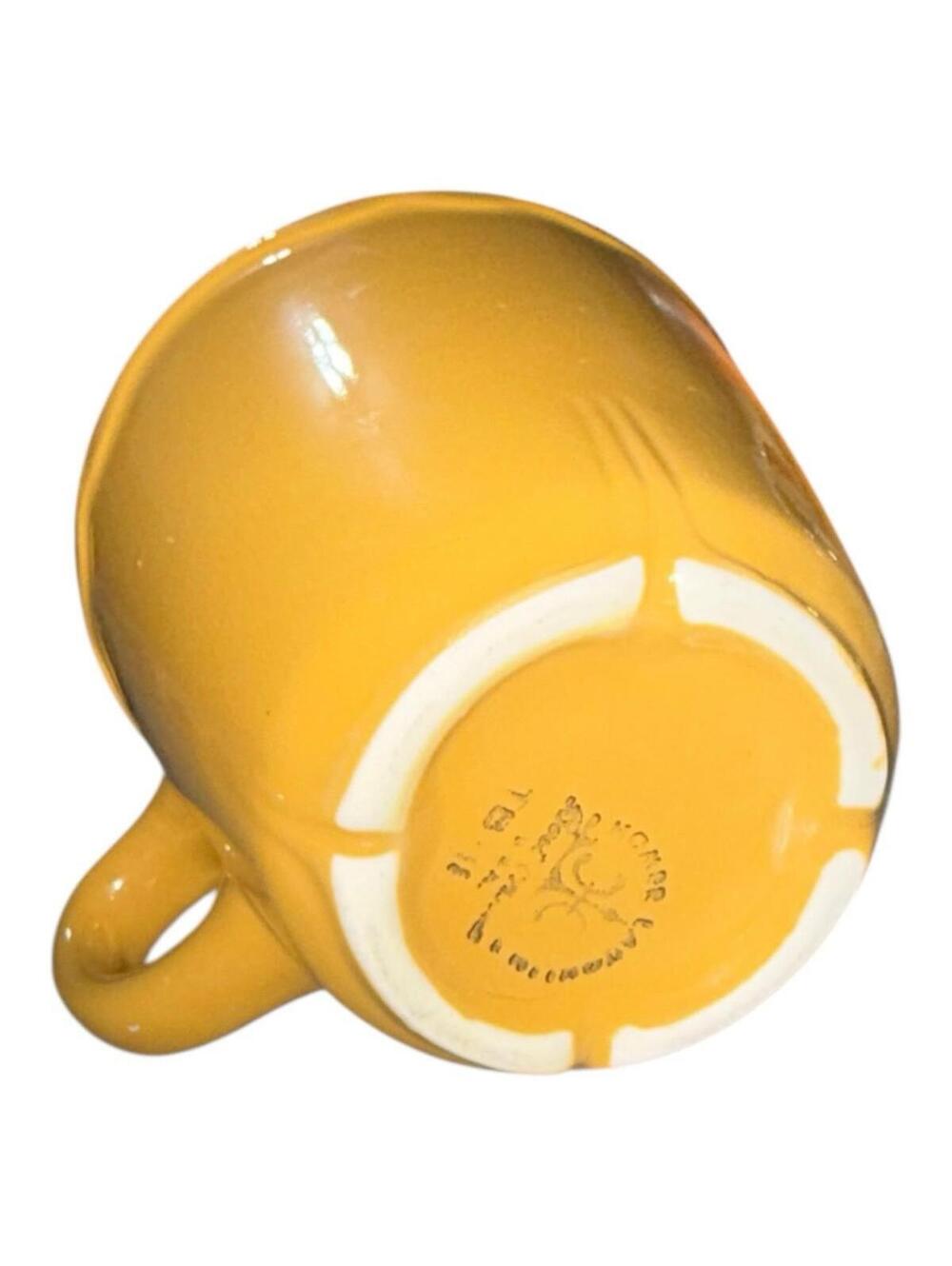 Vintage Homer Laughlin TB-11 Yellow Restaurant Ware Coffee Mug USA Diner - Picture 9 of 9
